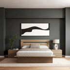 Set mobili camera da letto Malibu 4 pezzi con letto e comò