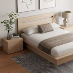 Set mobili camera da letto Malibu 4 pezzi con letto e comò