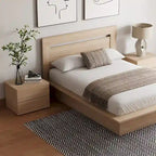 Set mobili camera da letto Malibu 4 pezzi con letto e comò