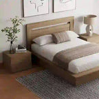 Set mobili camera da letto Malibu 4 pezzi con letto e comò