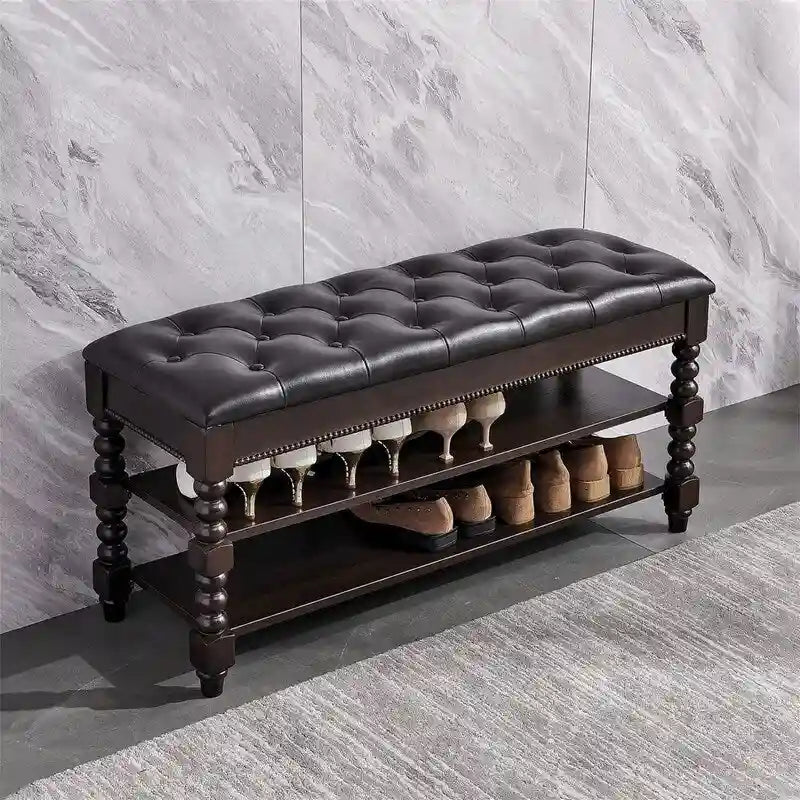 Panca Scarpiera Contenitore - 39,4P x 13,8L x 18,9A