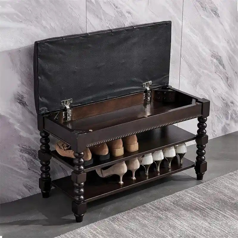 Panca Scarpiera Contenitore - 39,4P x 13,8L x 18,9A