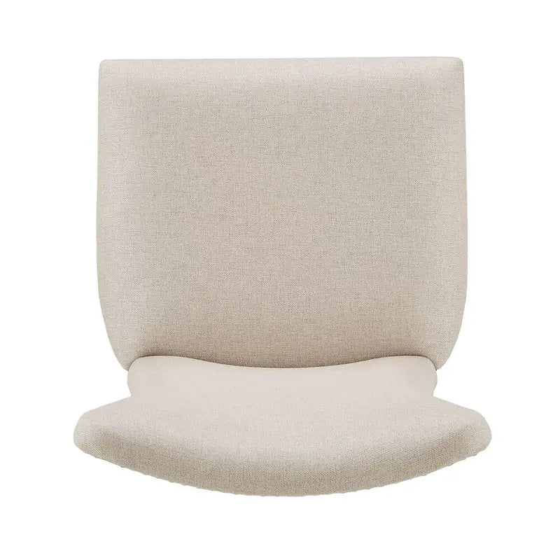 Sedie da pranzo imbottite Willa Fabric Wingback (set da 2)