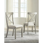 Set tavolo e sedie da pranzo Parellen Gray 7 pezzi