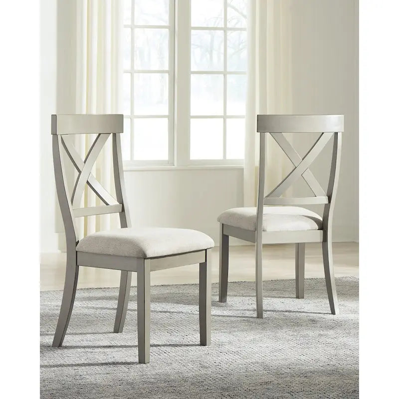 Set tavolo e sedie da pranzo Parellen Gray 7 pezzi