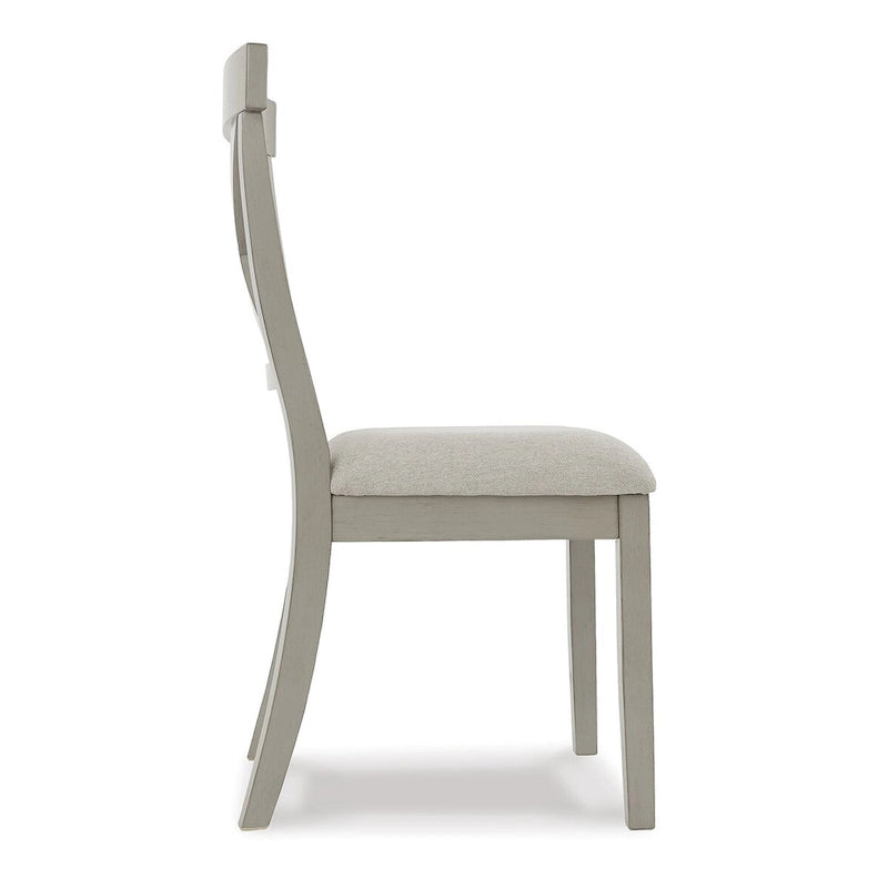 Set tavolo e sedie da pranzo Parellen Gray 7 pezzi
