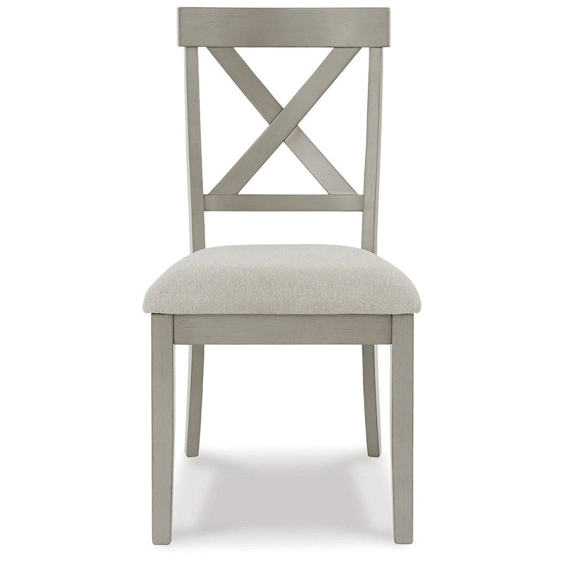 Set tavolo e sedie da pranzo Parellen Gray 7 pezzi