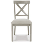Set tavolo e sedie da pranzo Parellen Gray 7 pezzi