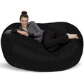 Pouf a sacco da 6 piedi (183 cm), poltrona a sacco grande in memory foam