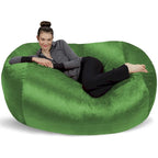 Pouf a sacco da 6 piedi (183 cm), poltrona a sacco grande in memory foam