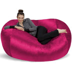 Pouf a sacco da 6 piedi (183 cm), poltrona a sacco grande in memory foam