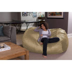 Pouf a sacco da 6 piedi (183 cm), poltrona a sacco grande in memory foam