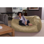 Pouf a sacco da 6 piedi (183 cm), poltrona a sacco grande in memory foam