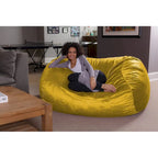 Pouf a sacco da 6 piedi (183 cm), poltrona a sacco grande in memory foam