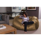 Pouf a sacco da 6 piedi (183 cm), poltrona a sacco grande in memory foam