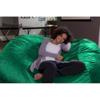Pouf a sacco da 6 piedi (183 cm), poltrona a sacco grande in memory foam