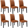 Sedie da pranzo moderne imbottite set da 4 con gambe in metallo