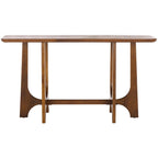Consolle in legno massello Sasha con ripiano