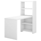 Scrivania libreria Echo da 56" con ripiani portaoggetti