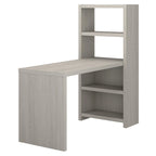 Scrivania libreria Echo da 56" con ripiani portaoggetti