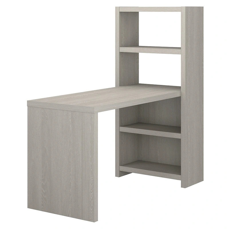 Scrivania libreria Echo da 56" con ripiani portaoggetti