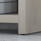 Scrivania libreria Echo da 56" con ripiani portaoggetti