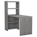 Scrivania libreria Echo da 56" con ripiani portaoggetti