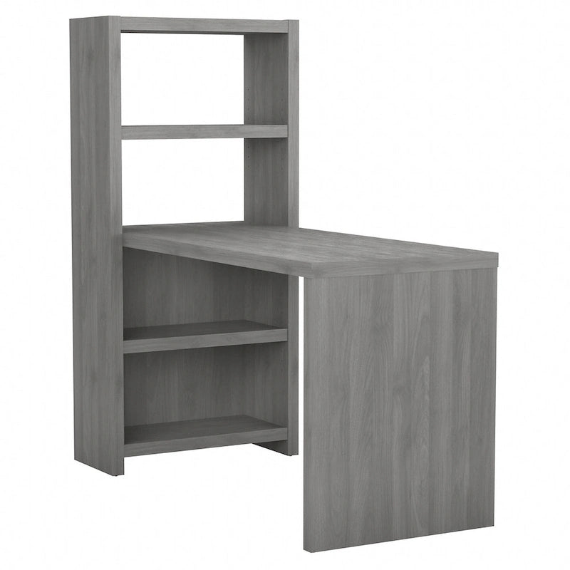 Scrivania libreria Echo da 56" con ripiani portaoggetti