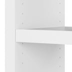 Scrivania libreria Echo da 56" con ripiani portaoggetti