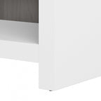 Scrivania libreria Echo da 56" con ripiani portaoggetti